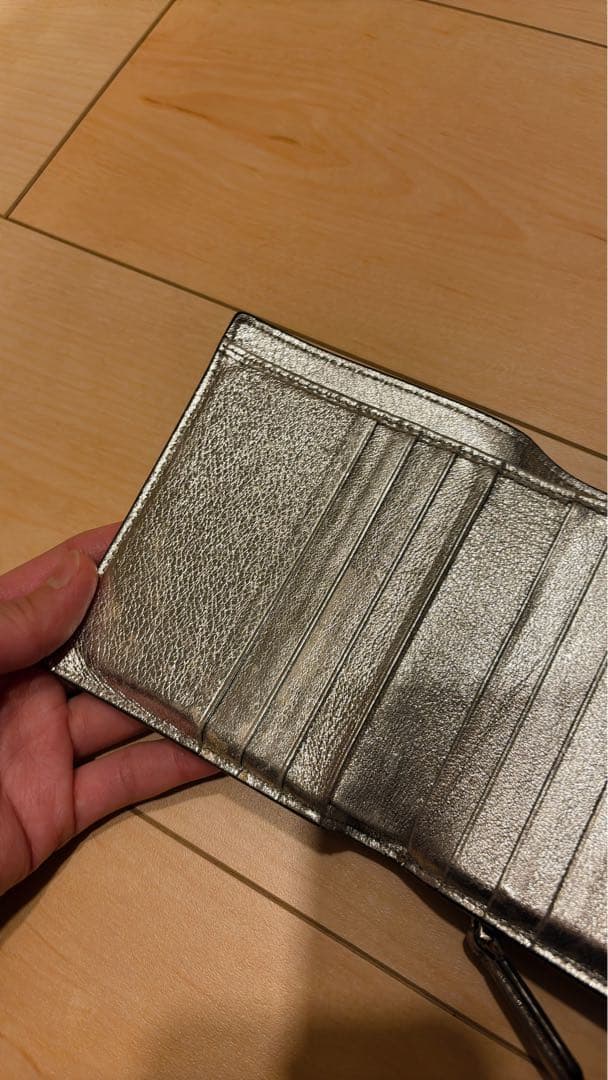 Fendi FFロゴ二つ折り財布 ブラウン/ブラック