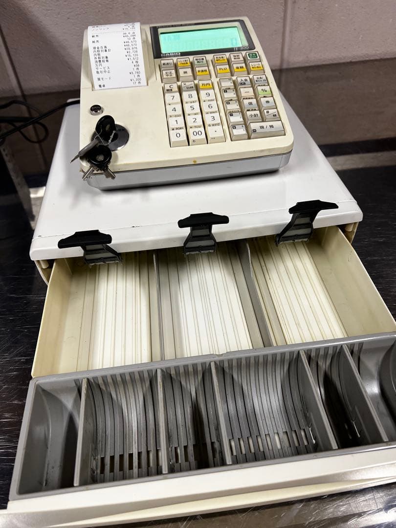 《リバーサイド》CASIO TE-300 電子レジスター