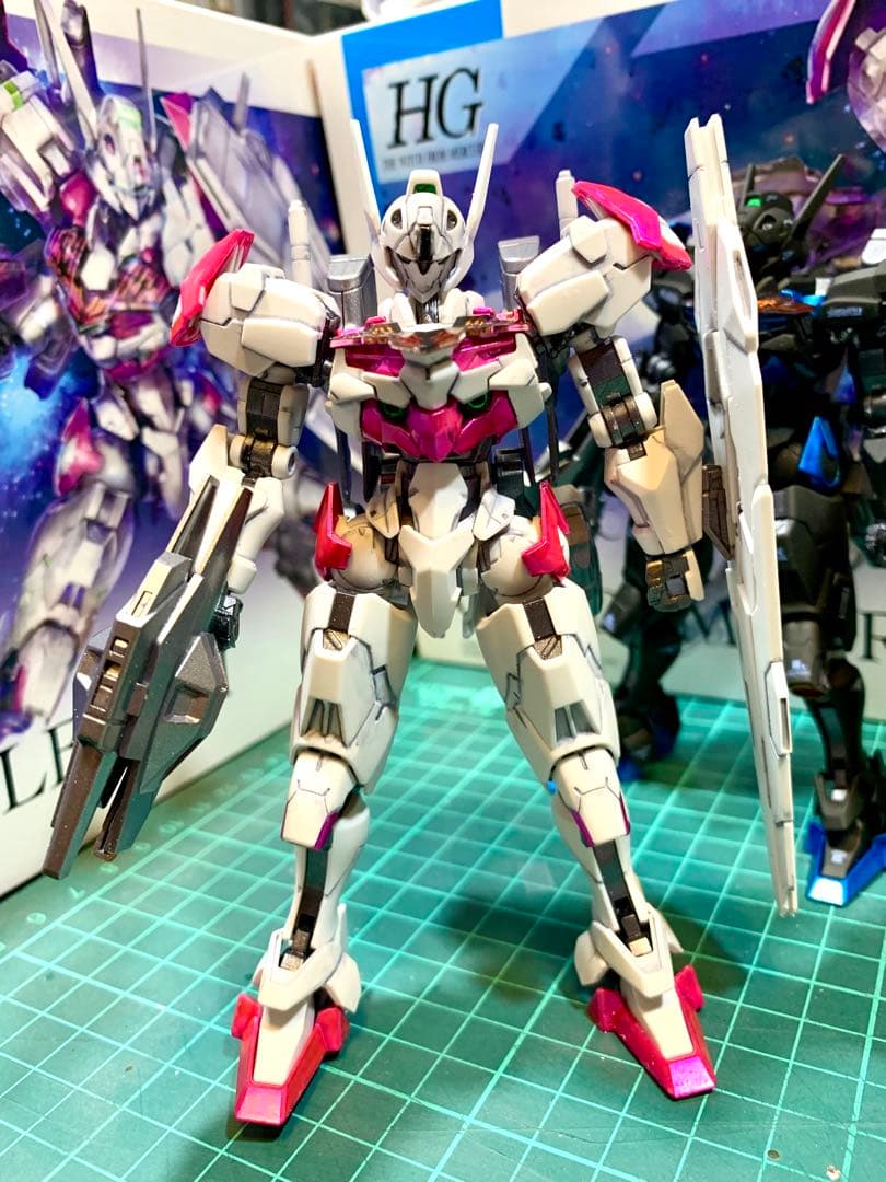 ガンプラ 【塗装済完成品】 HG 水星の魔女MSV風　ガンダムルブリス セット