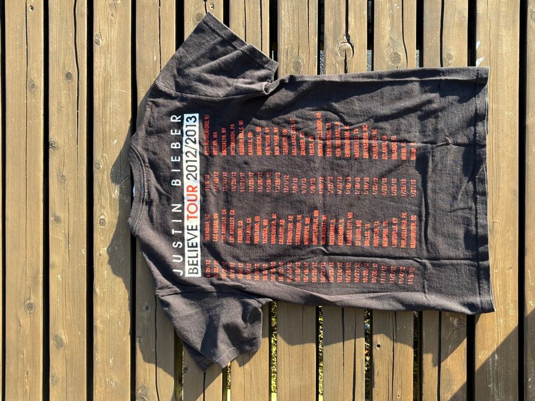 Justin Bieber Believe Tour Tシャツ