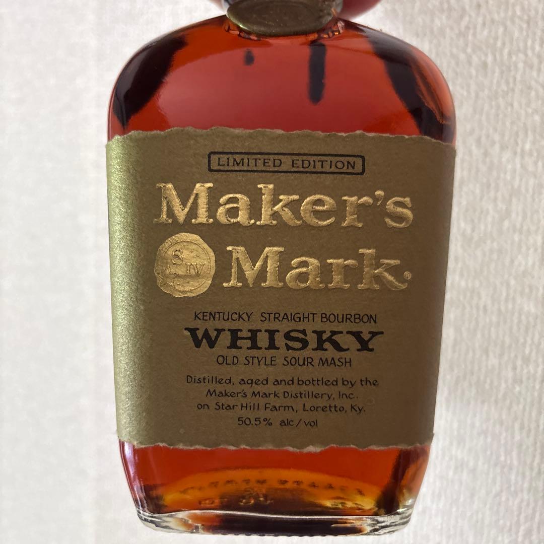 【未開封】メーカーズマーク ゴールドトップ Maker's Mark 旧ラベル