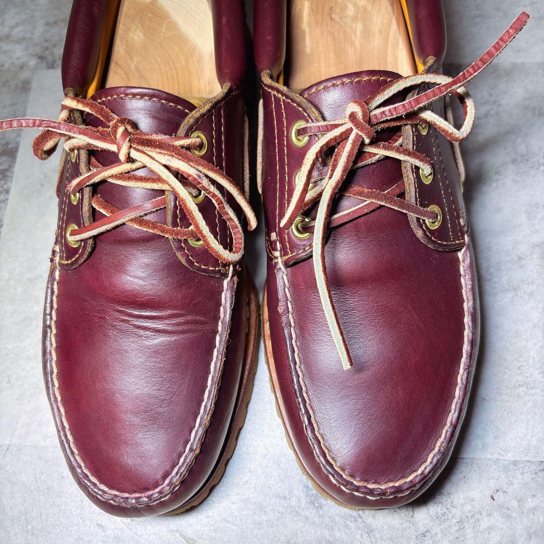 人気 ティンバーランド 3eyeクラシックラグ 26.5 デッキシューズ 赤茶
