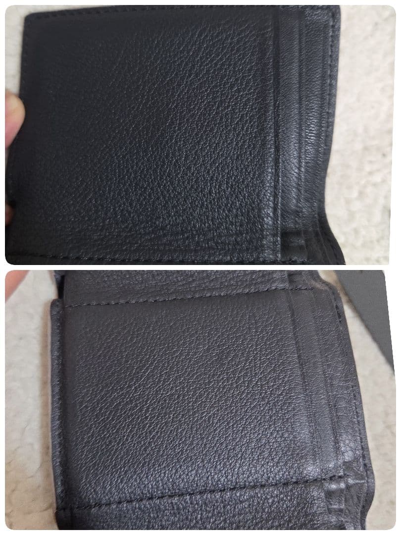 アンメートルキャレ 三つ折り財布 星モチーフ　 シャンパンゴールド