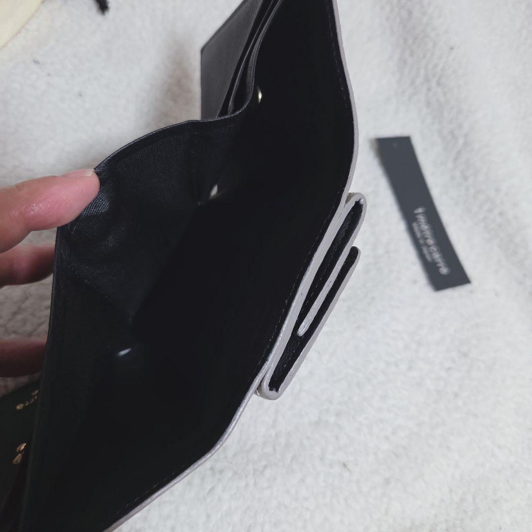 アンメートルキャレ 三つ折り財布 星モチーフ　 シャンパンゴールド