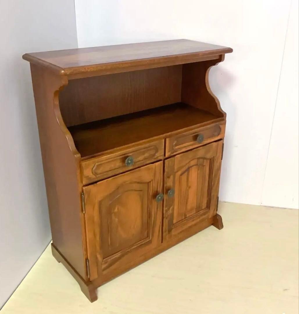 karimoku カリモク コロニアル 電話台　FAX台　サイドチェスト　木製