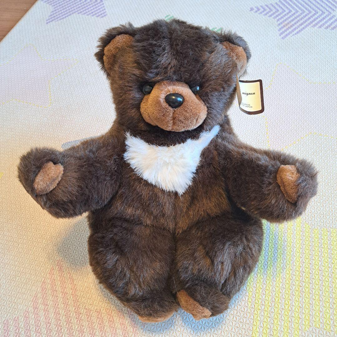 c' est mignon 茶色　ぬいぐるみ セミニョン　ツキノワグマ　くま