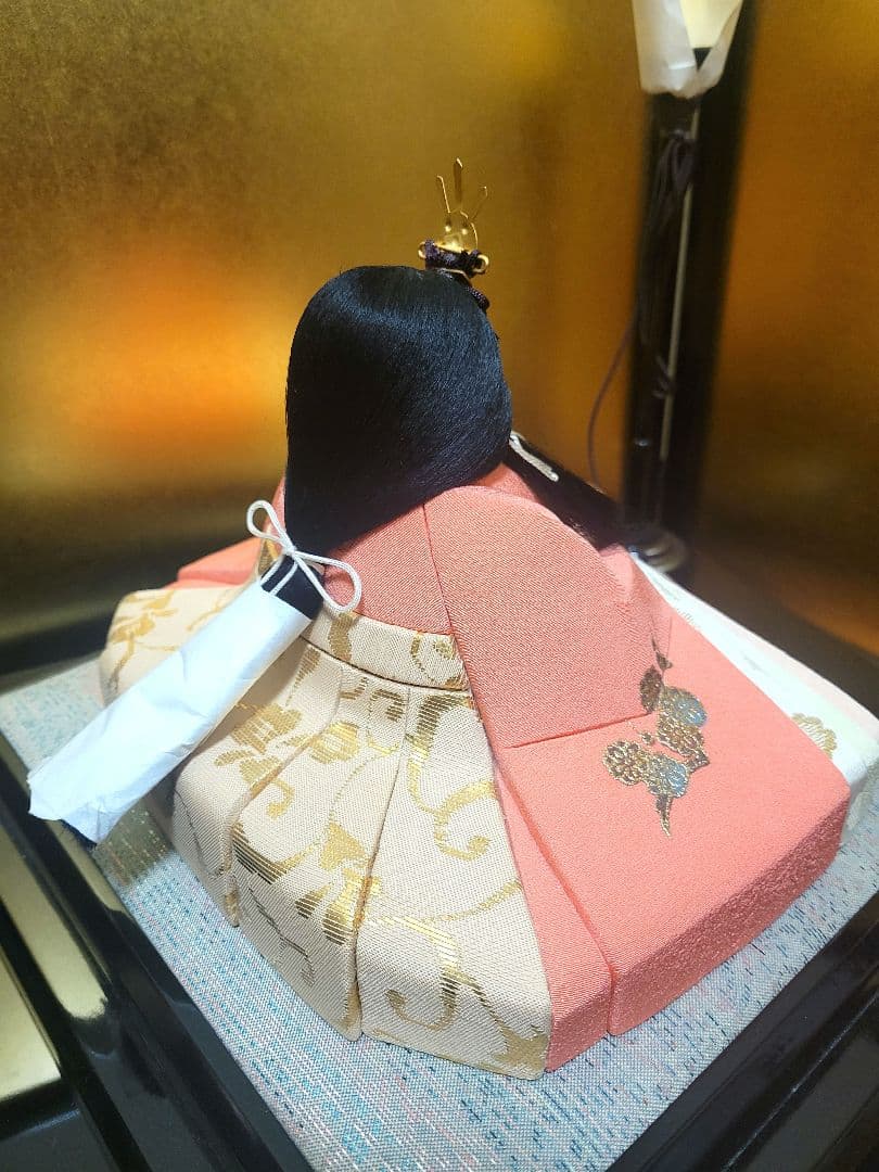 立派な雛人形　内裏雛　若草山　鈴木賢一作　東玉