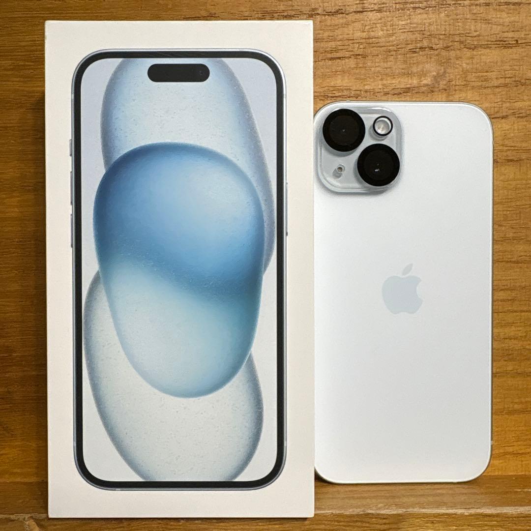 iPhone 15 128GB バッテリー残量99% iFaceおまけ付き