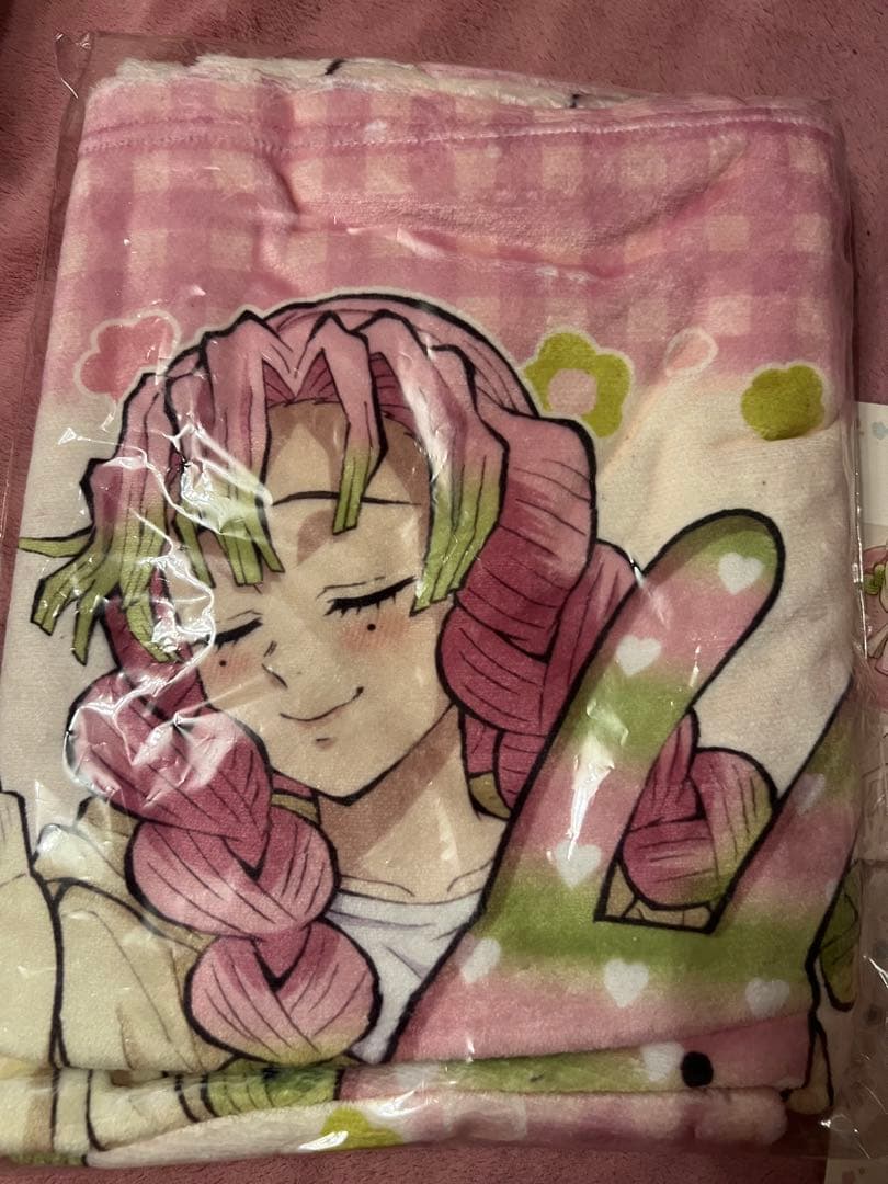 甘露寺蜜璃ブランケット 、アクリルスタンド 　 クラフトホリック セット鬼滅の刃