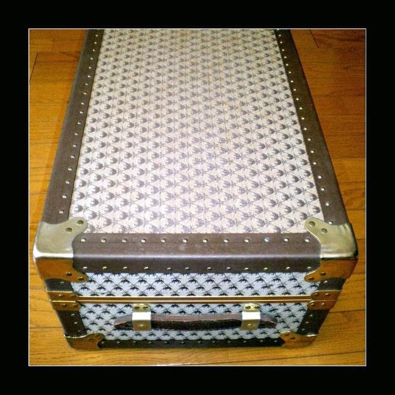 も*う様 1982年　北米ブルックスブラザーズ直営店購入　金羊毛柄　トランクケー