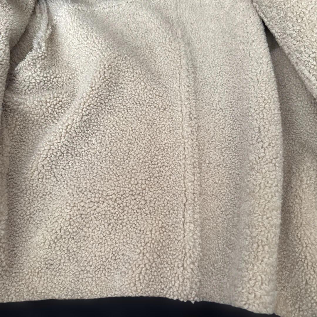 DOLCE&GABBANAグレー レザー シングルライダースジャケット