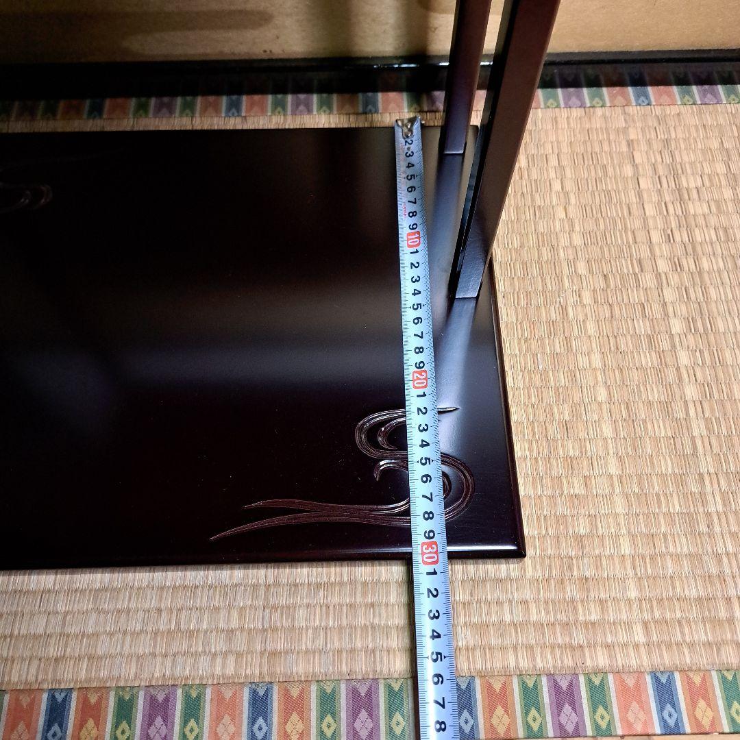 ◆山雲棚 裏千家 鵬雲斎好み 木製溜塗り