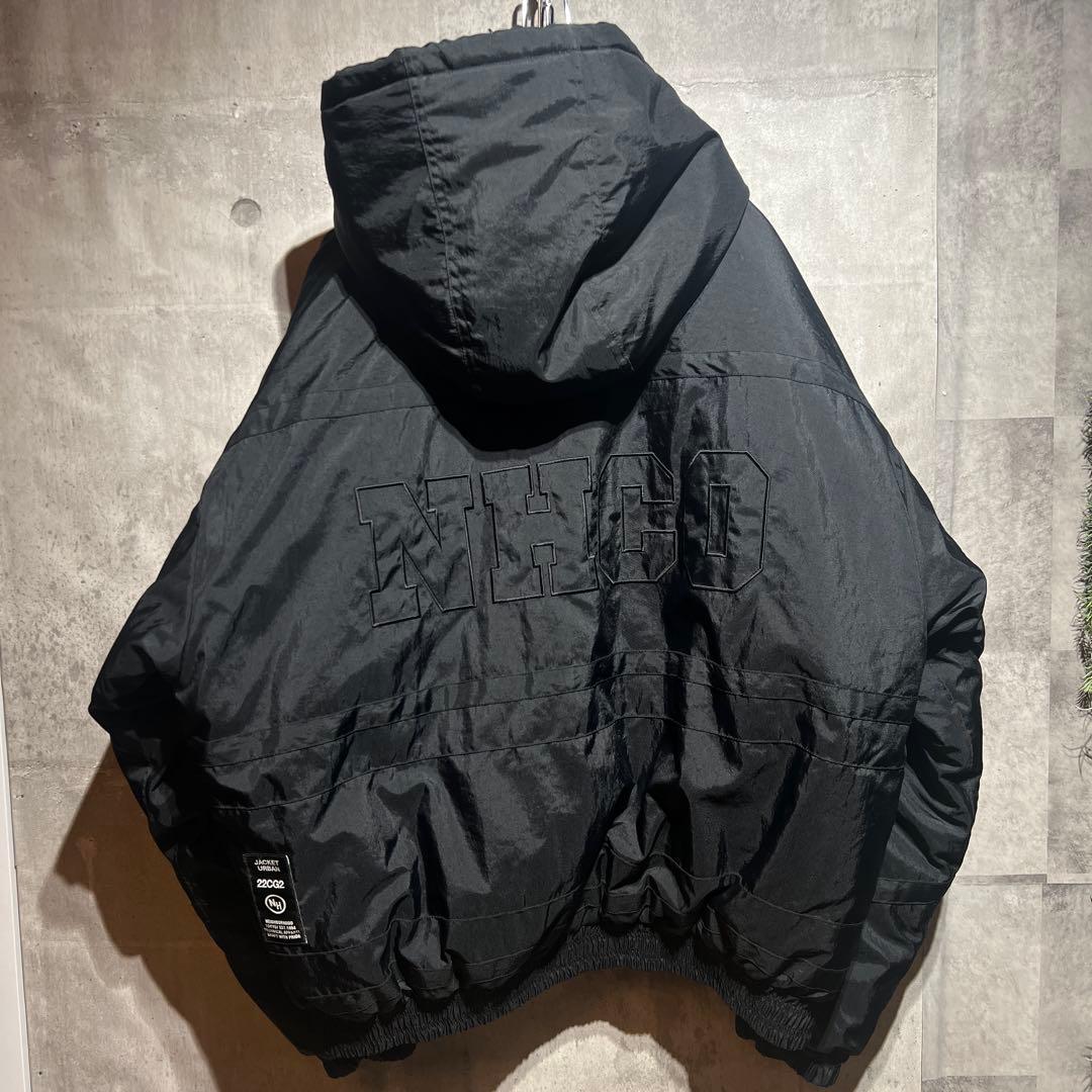 ネイバーフッドNEIGHBORHOOD 黒ブラックフード付きジャケット Lサイズ