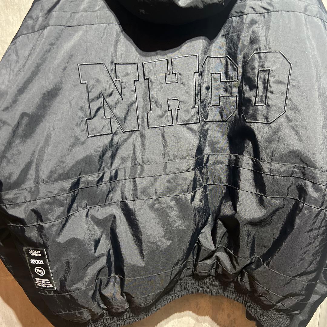 ネイバーフッドNEIGHBORHOOD 黒ブラックフード付きジャケット Lサイズ