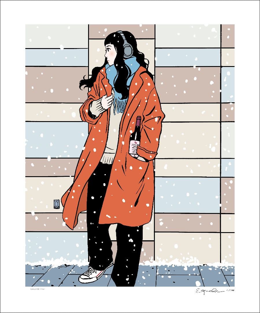 江口寿史エディションサイン入り版画「first 」