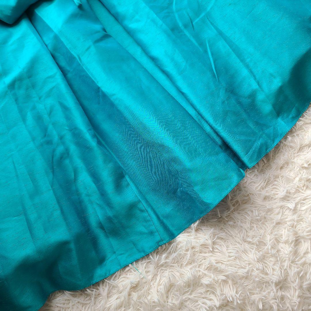 ✨️美品・希少✨️AIMER ドレス ロング チュール レース エメラルド M