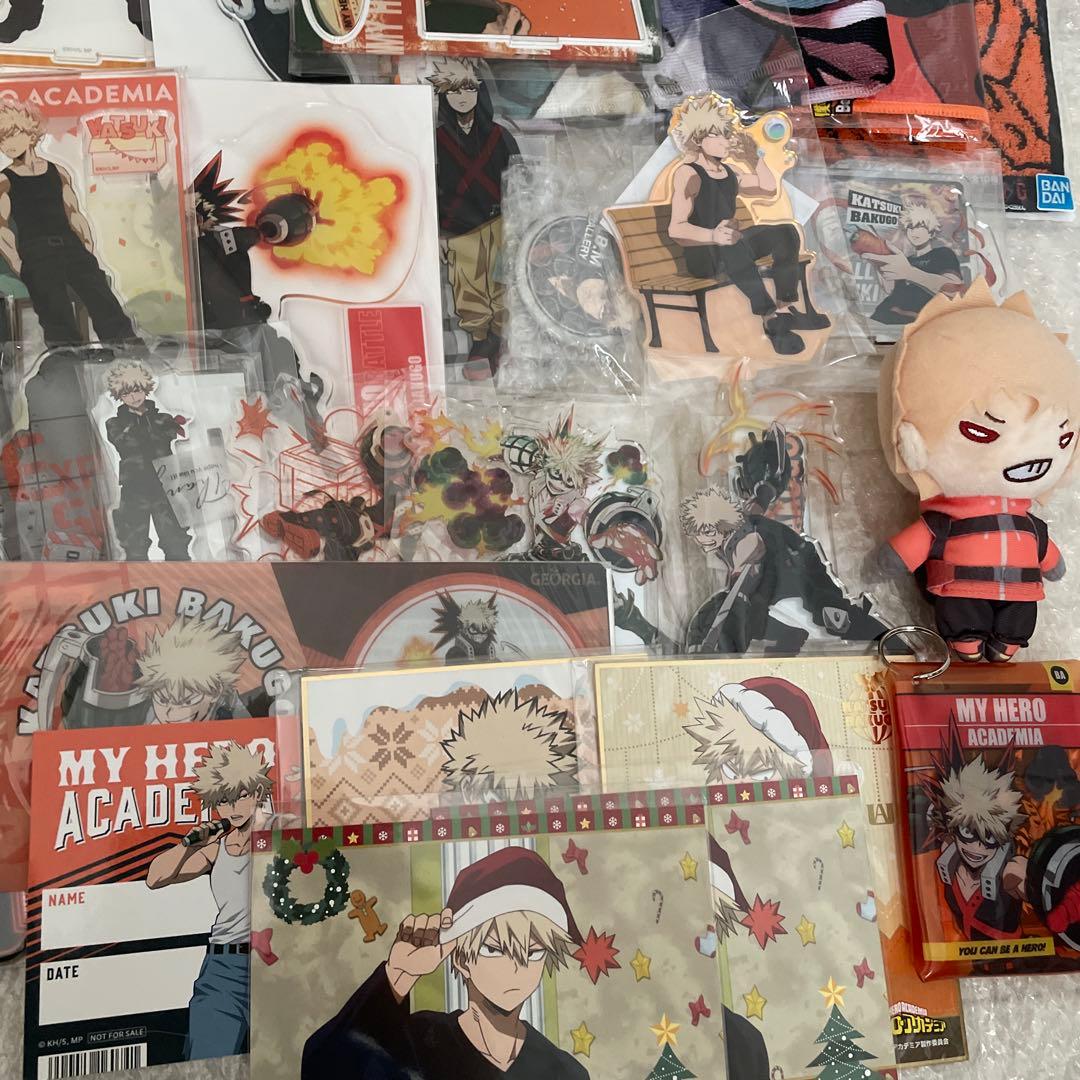 ヒロアカ 爆豪勝己 缶バッチ アクリルスタンド まとめ売り