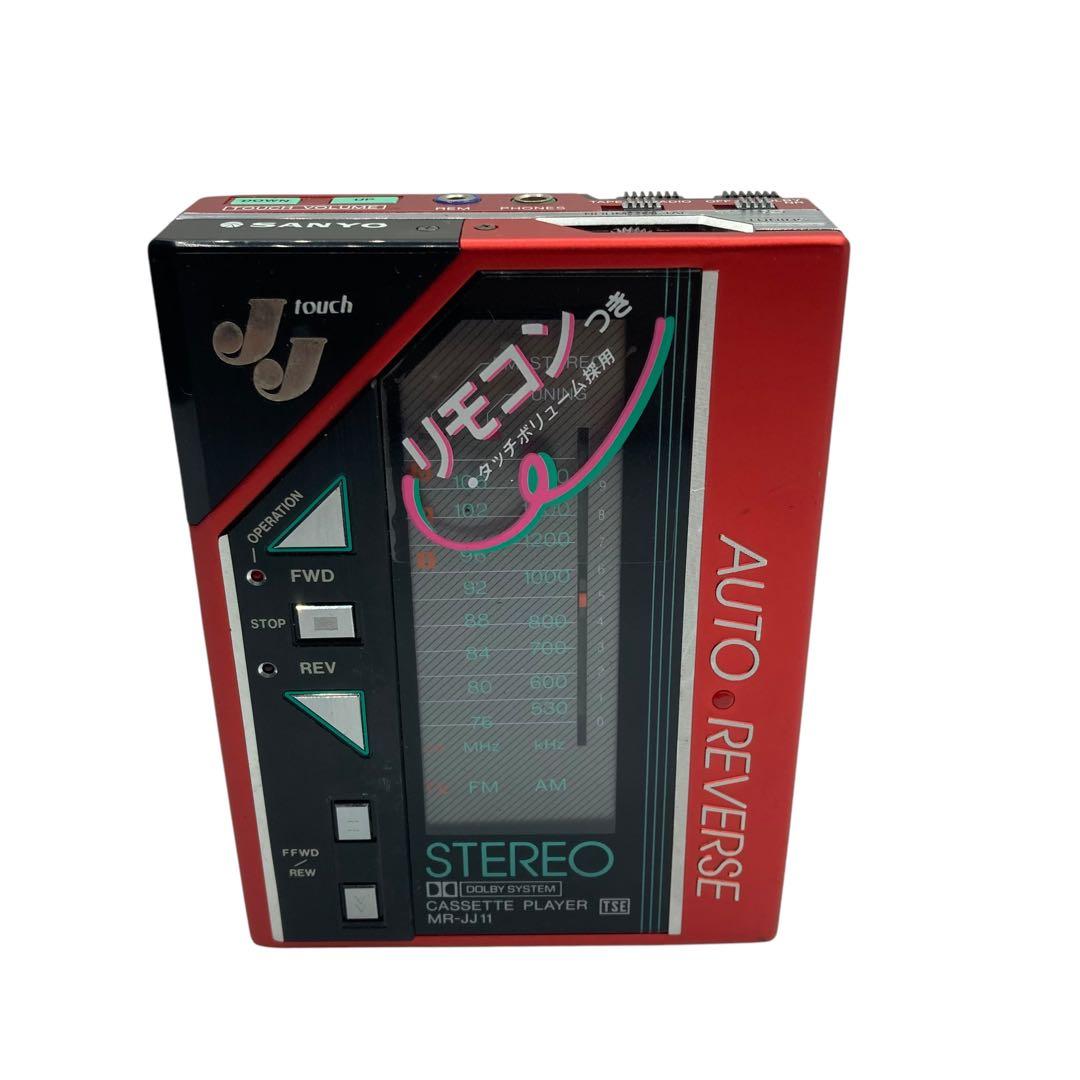 超希少品　SANYO touch MR-JJ11 ポータブルカセットプレーヤー