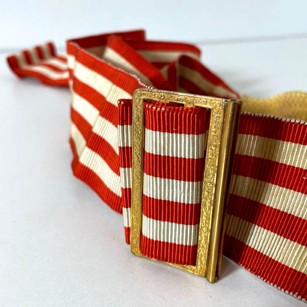 #XG495 当時物・大礼服・飾帯・サッシュ・ケース付・日本軍・旧日本軍・軍服