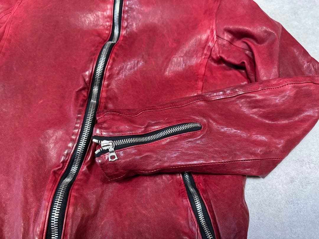 バックラッシュ ジャパンホース製品染 フード レザージャケット L