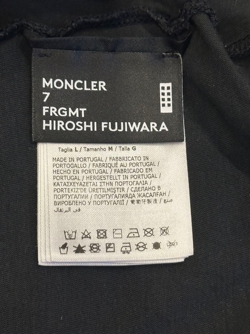MONCLER フラグメント　Tシャツ　ブラック　L 国内正規品