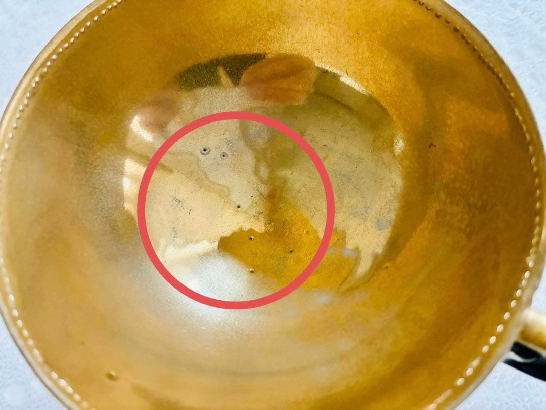 オールドノリタケ 金彩金盛コバルト地ティーセット　カップ&ソーサー　ティーポット