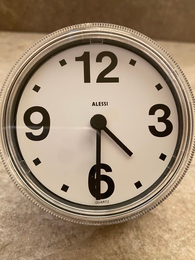 ALESSI CronotimePIO MANZU FIAT 置き時計黒