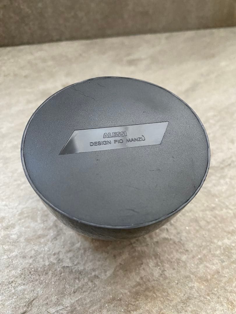 ALESSI CronotimePIO MANZU FIAT 置き時計黒
