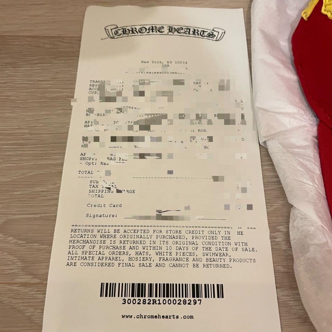 超希少新品未使用‼️クロムハーツ クロスパッチ ベースボールキャップ