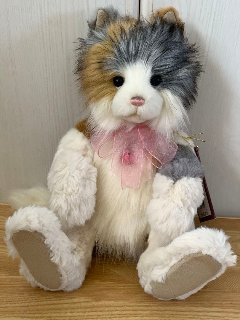 チャーリーベアーズ　レア　三毛猫　テディベア