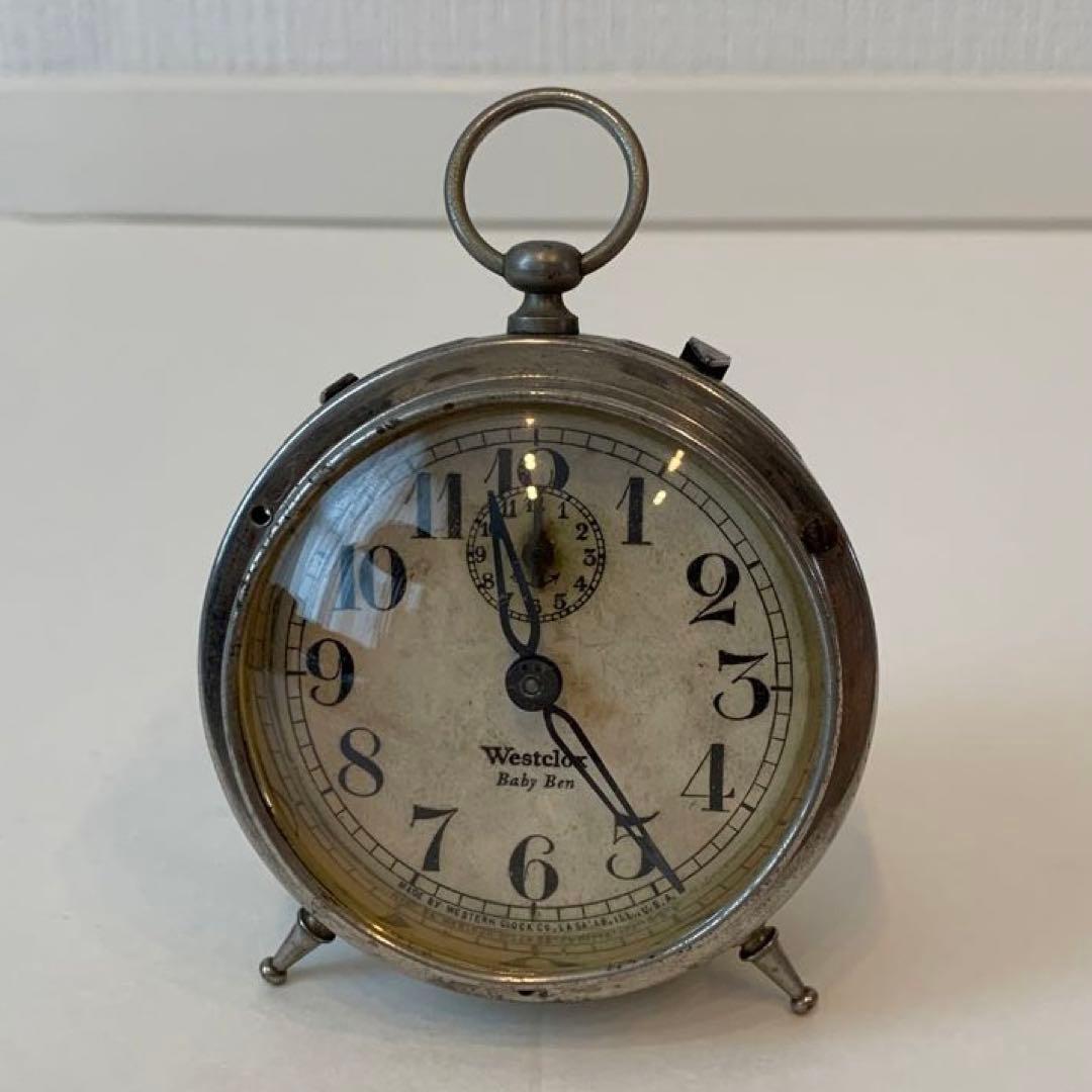 b*o様 引越し大セール！アンティーク　時計　目覚まし時計　アラーム　ねじ巻き
