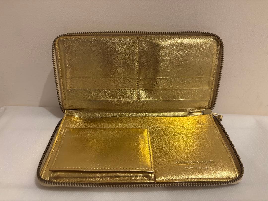 COMME des GARÇONS ゴールド 長財布