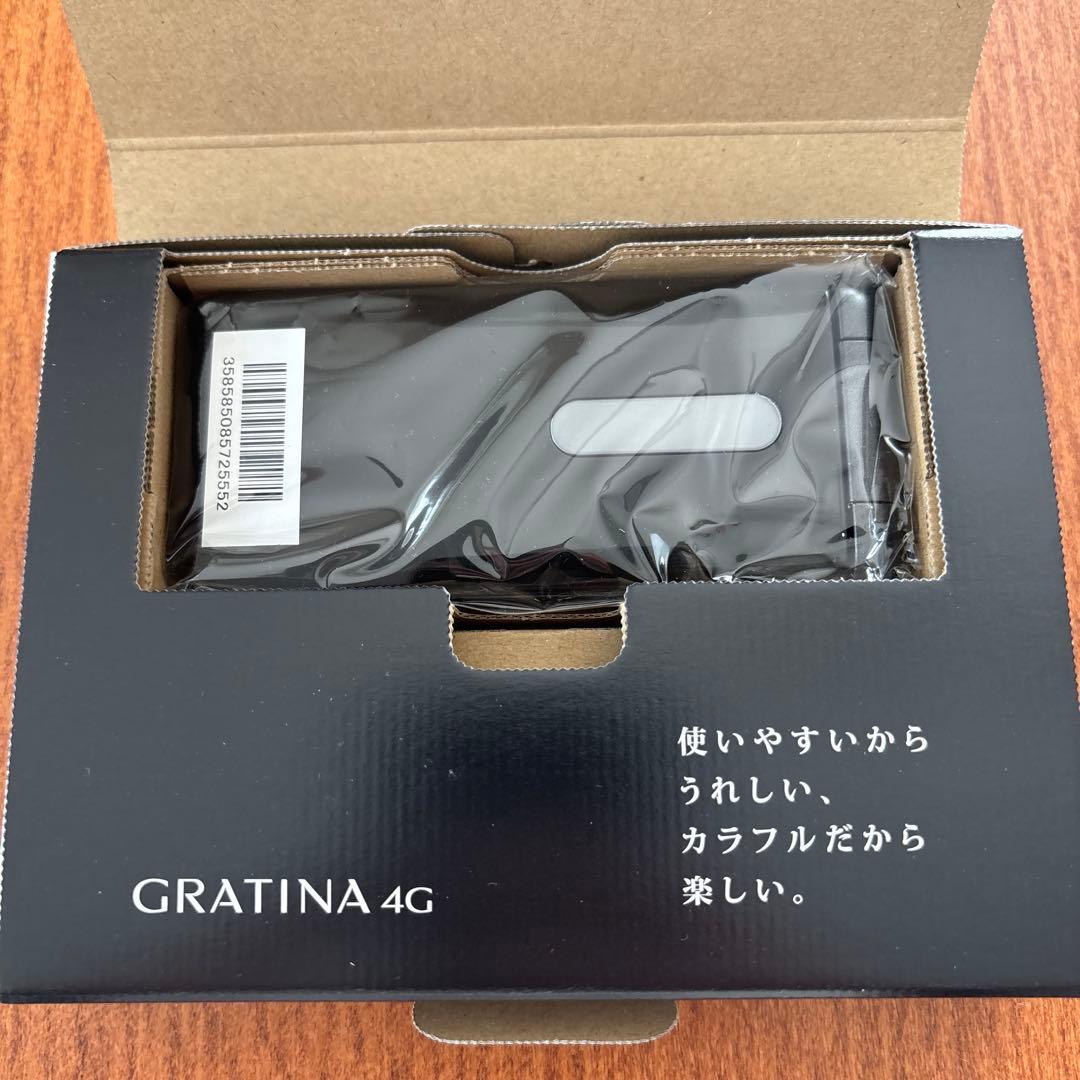 新品未使用au GRATINA 4G KYF31 ブラック SIMロック解除済