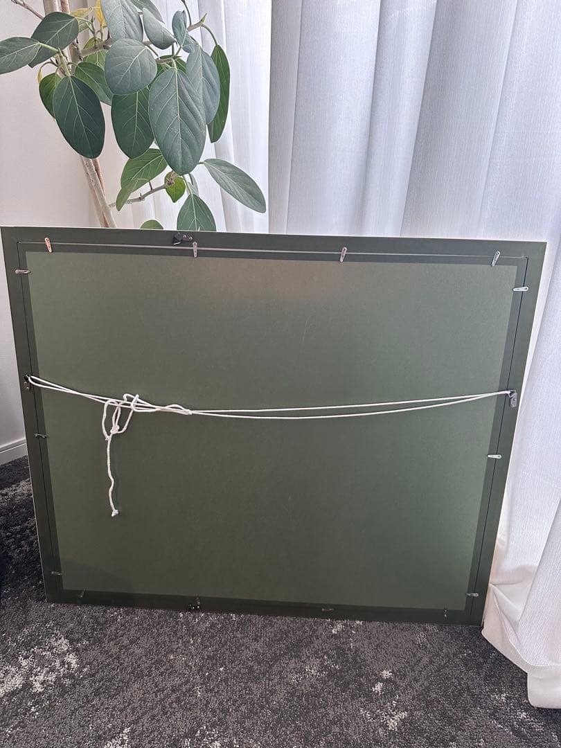 ロジェ・ボナフェ　「青い丘」　リトグラフ　直筆サイン・エディション有り