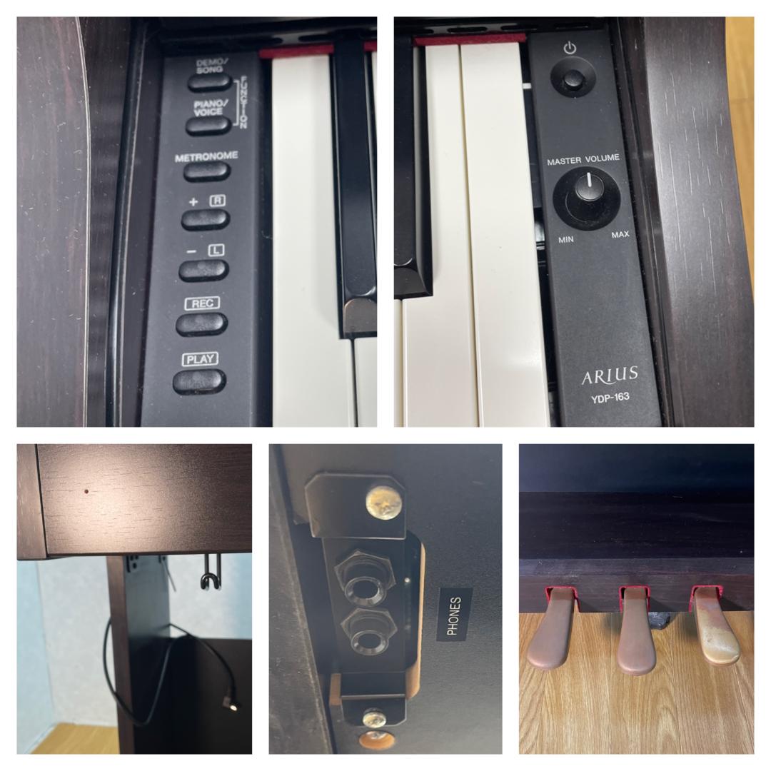 K♢131 ヤマハ 電子ピアノ 　ARIUS　YDP-163R