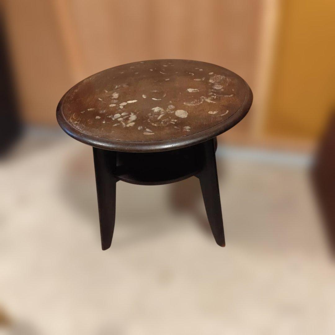 昭和レトロ 無垢材 丸 テーブル アンティーク ノスタルジック ヴィンテージ