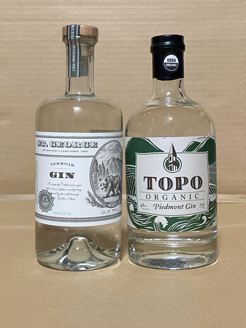 ★【希少】【終売】トポ ジン テロワール ジン 2本セット GIN スピリッツ