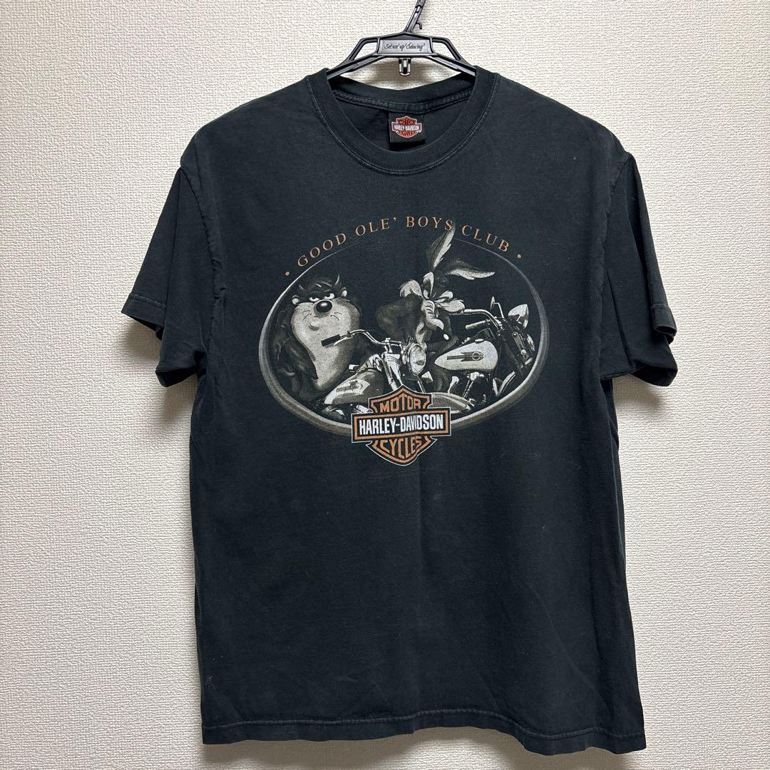 【ヴィンテージ品】USA製コラボ品　サイズL Harley-Davidson