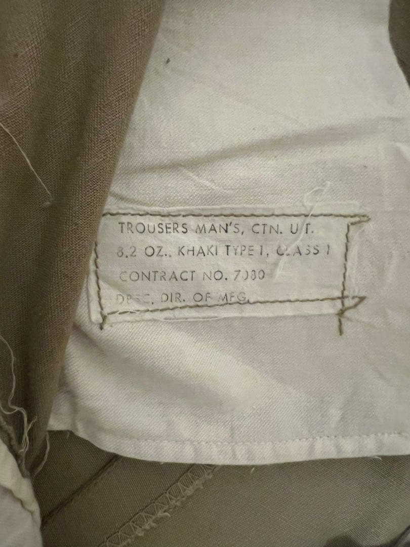 【良品】1960s us army W31 L32 チノパン ゴールデンサイズ