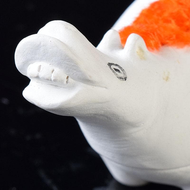 茶道具　佐々木昭楽造　色絵　白馬香合　共布共箱　V　8229