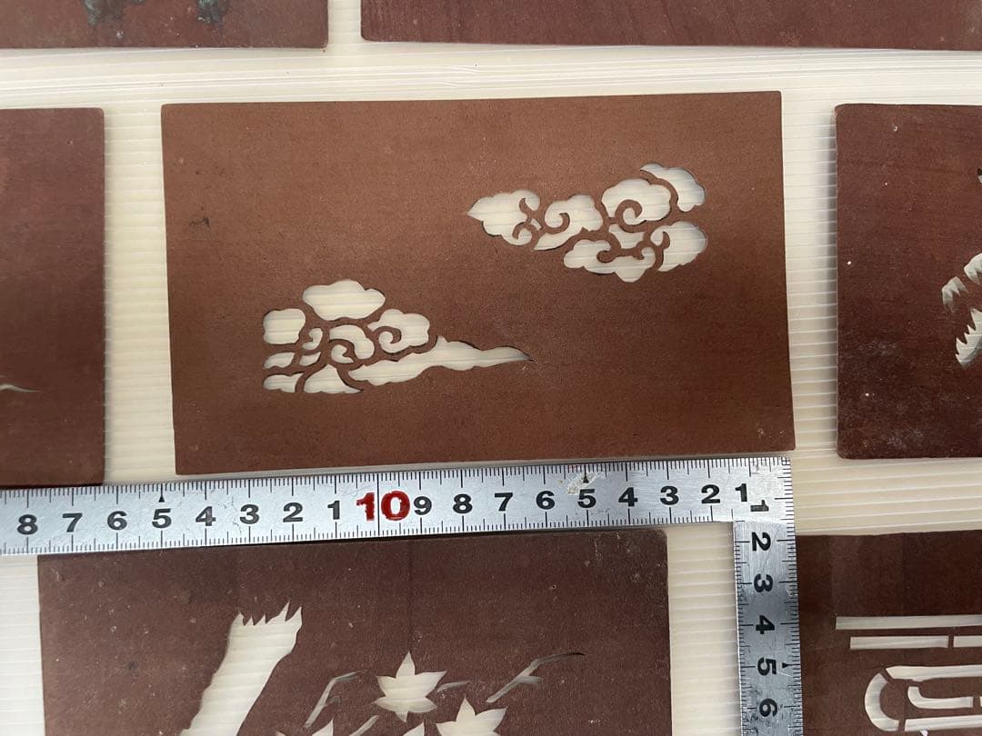 和菓子　すり込み用型紙　41枚セット