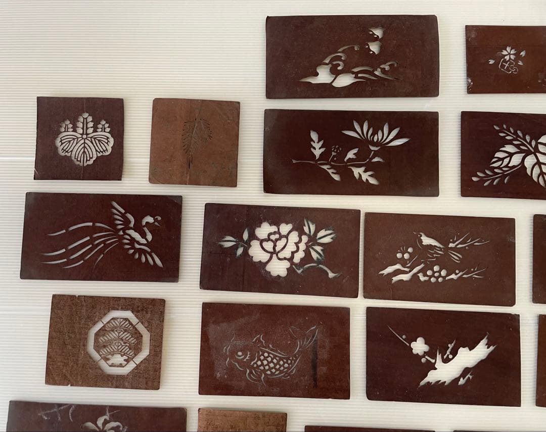 和菓子　すり込み用型紙　41枚セット