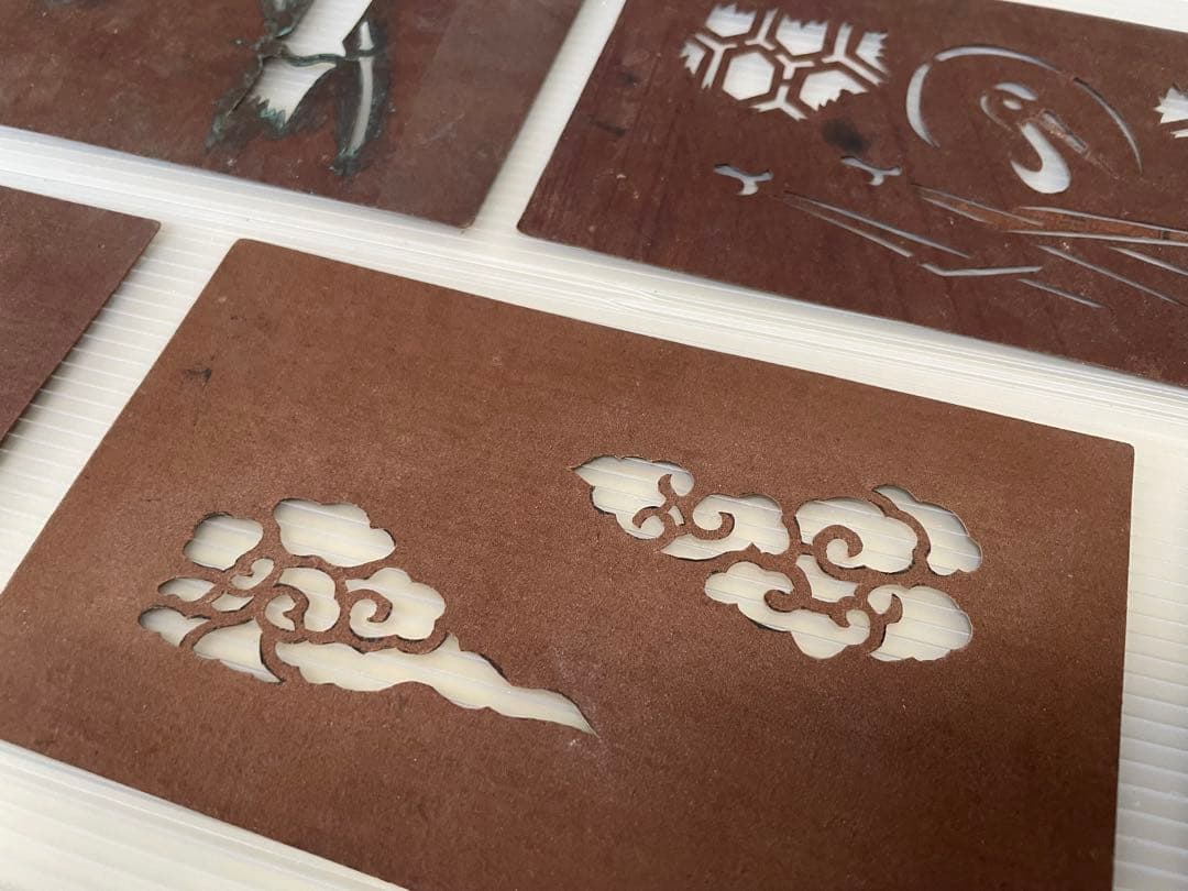 和菓子　すり込み用型紙　41枚セット