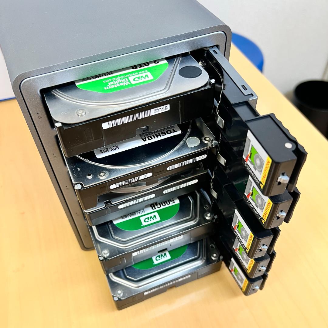 【HDD5基 組込済】ORICO 9858RU3 5ベイRAID HDDケース