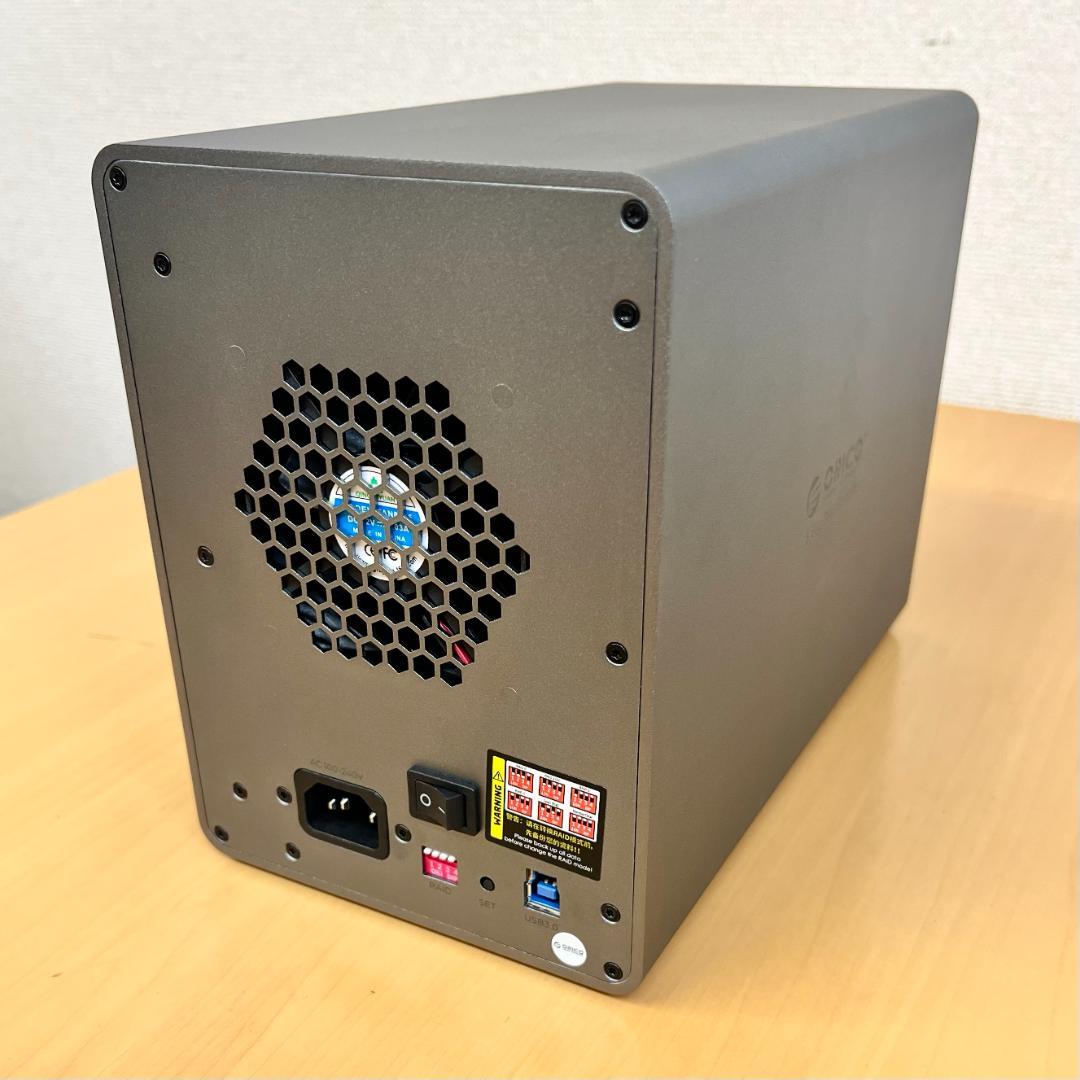 【HDD5基 組込済】ORICO 9858RU3 5ベイRAID HDDケース