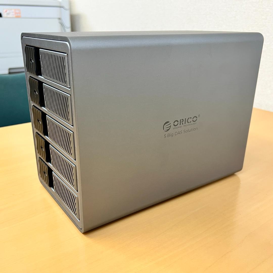 【HDD5基 組込済】ORICO 9858RU3 5ベイRAID HDDケース