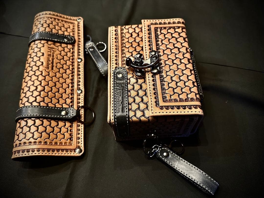 月末SALE！非売品！Pvt.Workshop極CL 本革　デッキケース&ハーフ