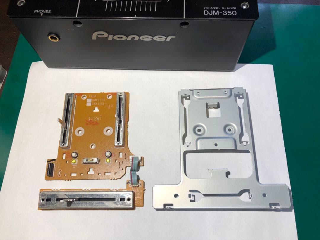 pioneer dj パイオニア　DJM-350 メンテナンス