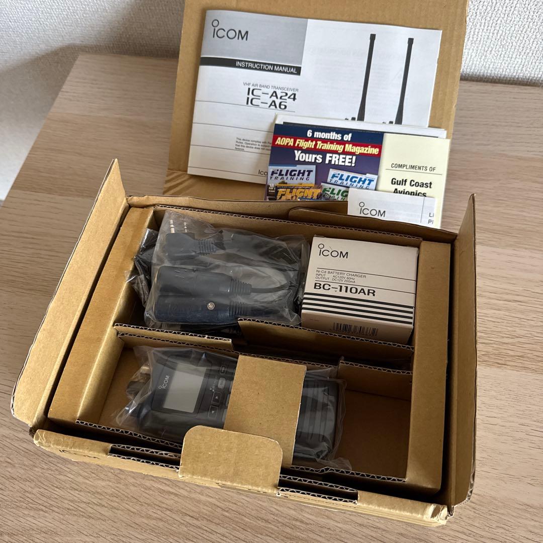 ICOM エアーバンドトランシーバー IC-A24