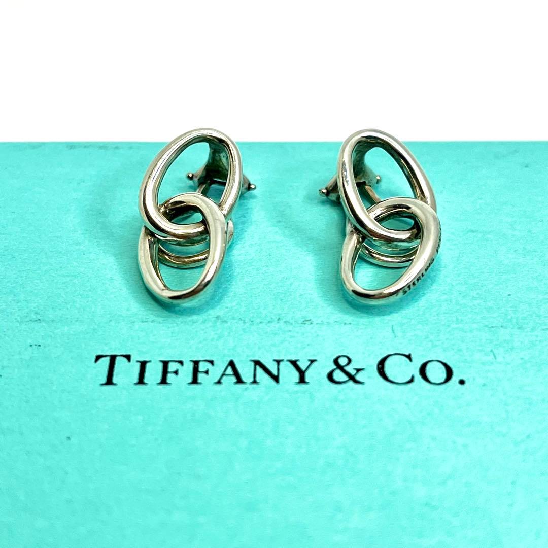 ティファニー オールドティファニー ダブルループ イヤリング シルバー925